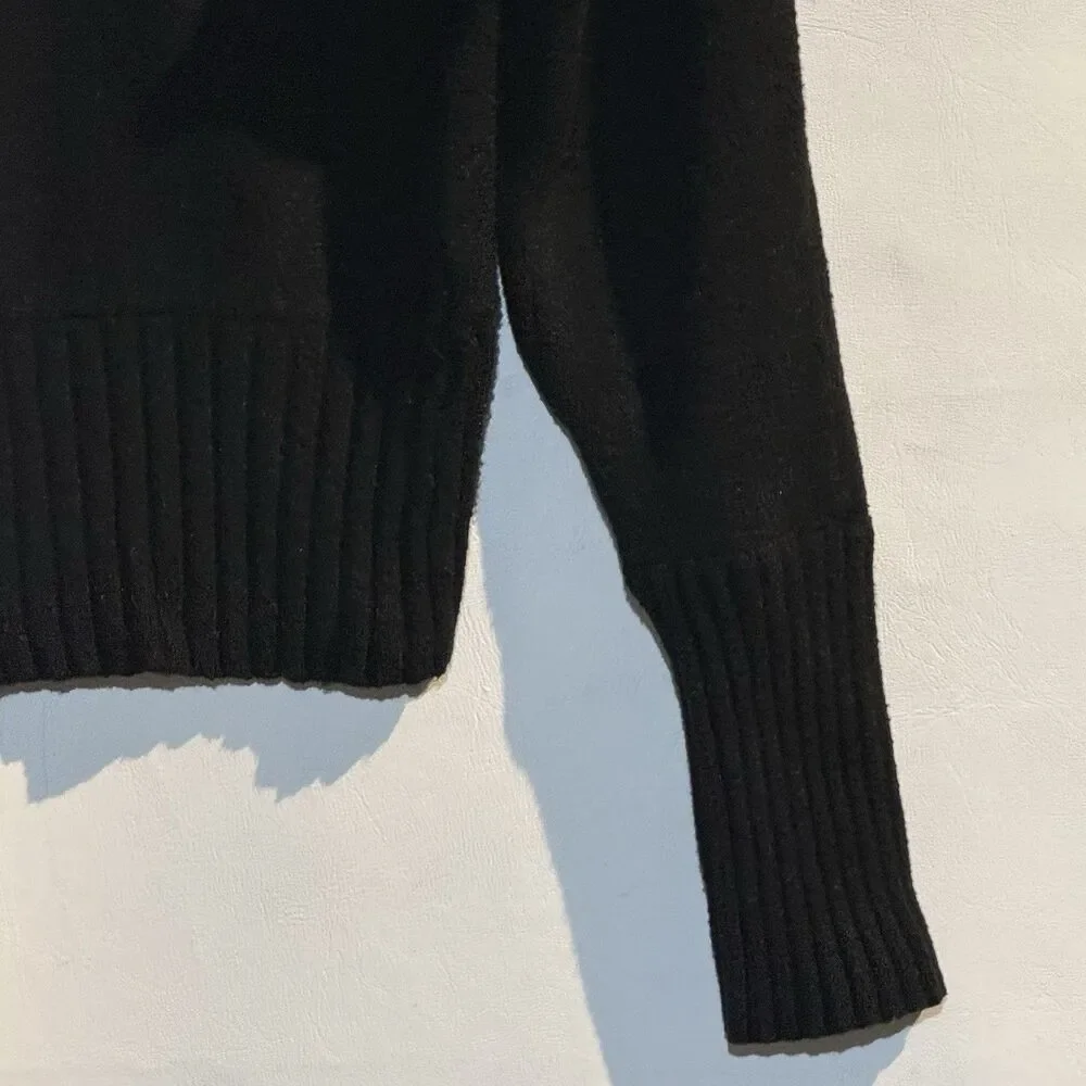 INC international concepts Black Knit Women’s Turtleneck Sweater Size Small